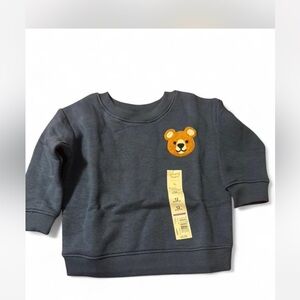 Jumping Beans Navy Sweatshirt with Bear Patch
